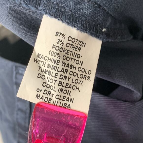 Nili Lotan Women Ankle Pant Size 2 Blue Cotton Blend Low Rise Raw Hem 26 - Picture 8 of 9